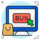 Buy Online Purchase Online Ecommerce Icon