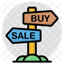 Buy Sale Board Roadboard Signboard Icon