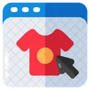 Buy Shirt Online Online Shopping Eshopping Icon