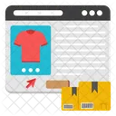 Buy shirt online  Icon