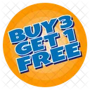 Buy Three Get One Free  Icon