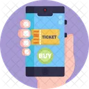 Public Transport Ticket Mobile Icon