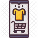 Mobile Store Online Store Shirt Icon