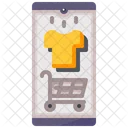 Mobile Store Online Store Shirt Icon