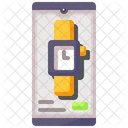 Mobile App Online Store Watch Icon