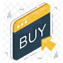 Buy Website Eshopping Ecommerce Icon