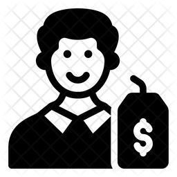 Buyer Icon - Download in Glyph Style
