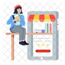 Buying Books  Icon