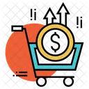 Buying Currency Shopping Cart Shopping Icon
