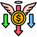 Buyout Money Angel Icon