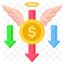 Buyout Money Angel Icon