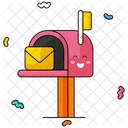 Buzon Correo Sobre Icono