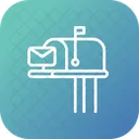 Buzon Carta Cuadro Icono