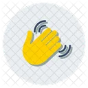 Bye Goodbye Hand Gesture Icon