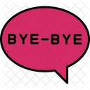 Bye Bubble Chat Icon