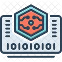 Bytes System Coding Binary Icono