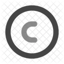 C Alphabet Letter Icône