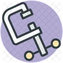 C Clamp Symbol Icon