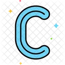 C C Letter Alphabet Icon