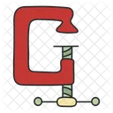 C Clamp G Clamp Carpentry Tool Icon