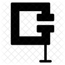C Clamp Press Machine Icon