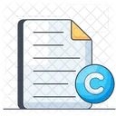 C 파일 문서 종이 아이콘