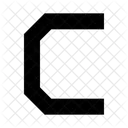 C Alphabet Letter Icon