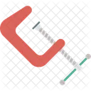 C Klemme Zimmereiklemme Kompressionswerkzeug Icon