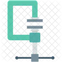 C Klemme Zimmerei Hand Icon