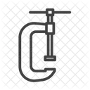 C Klemme Ausrustung Arbeit Icon