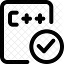 Verificación de archivos c plus plus  Icono