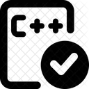 Verificación de archivos c plus plus  Icono