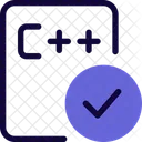 Verificación de archivos c plus plus  Icono