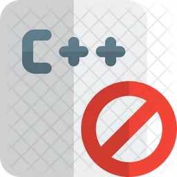 C Plus Plus File Banned  Icon