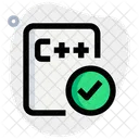 C Plus Plus File Check  Icon