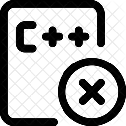 C Plus Plus File Remove  Icon
