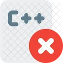 C Plus Plus File Remove  Icon
