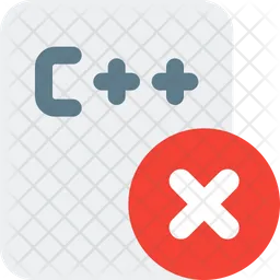 C Plus Plus File Remove  Icon