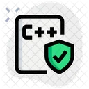 C Plus Plus File Shield  Icon