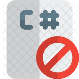 C Sharp File Banned  Icon