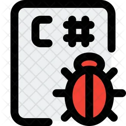 C Sharp File Bug  Icon