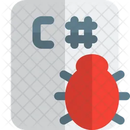 C Sharp File Bug  Icon