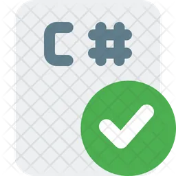 C Sharp File Check  Icon