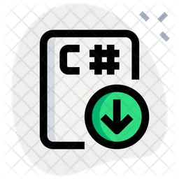 C Sharp File Download  Icon