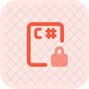 C Sharp File Lock  Icon