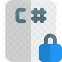 C Sharp File Lock  Icon