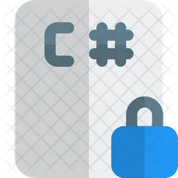 C Sharp File Lock  Icon