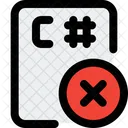 C Sharp File Remove Icon