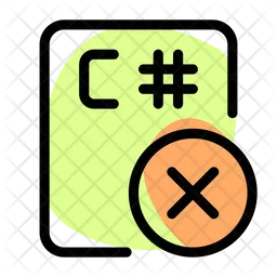 C Sharp File Remove  Icon
