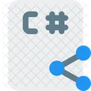 C Sharp File Share  Icon
